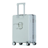 HKM-683859 Custom Lightweight 4-Wheel Trolley Luggage with Aluminium Frame for Travel