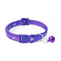 HKM-6839997 Cartoon Pattern Adjustable Pet Dog Cat Collar, Width 1.0cm, Fits Neck 19-32cm