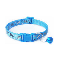 HKM-6839997 Cartoon Pattern Adjustable Pet Dog Cat Collar, Width 1.0cm, Fits Neck 19-32cm