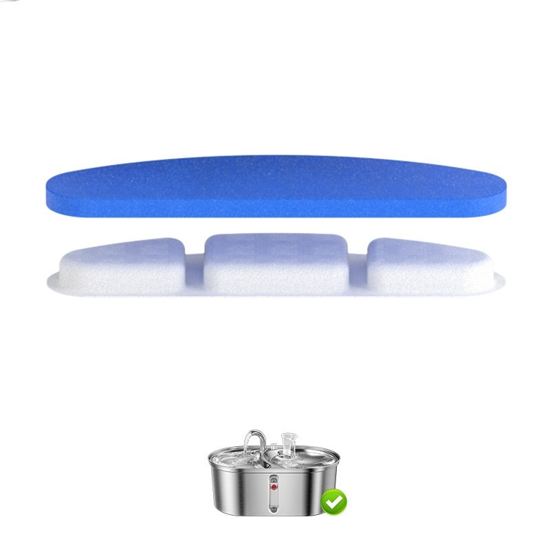 HKM-6841789 Pet Water Dispenser Filter Elements - Compatible with Multiple Models, Includes Activated Carbon and Hair Cotton