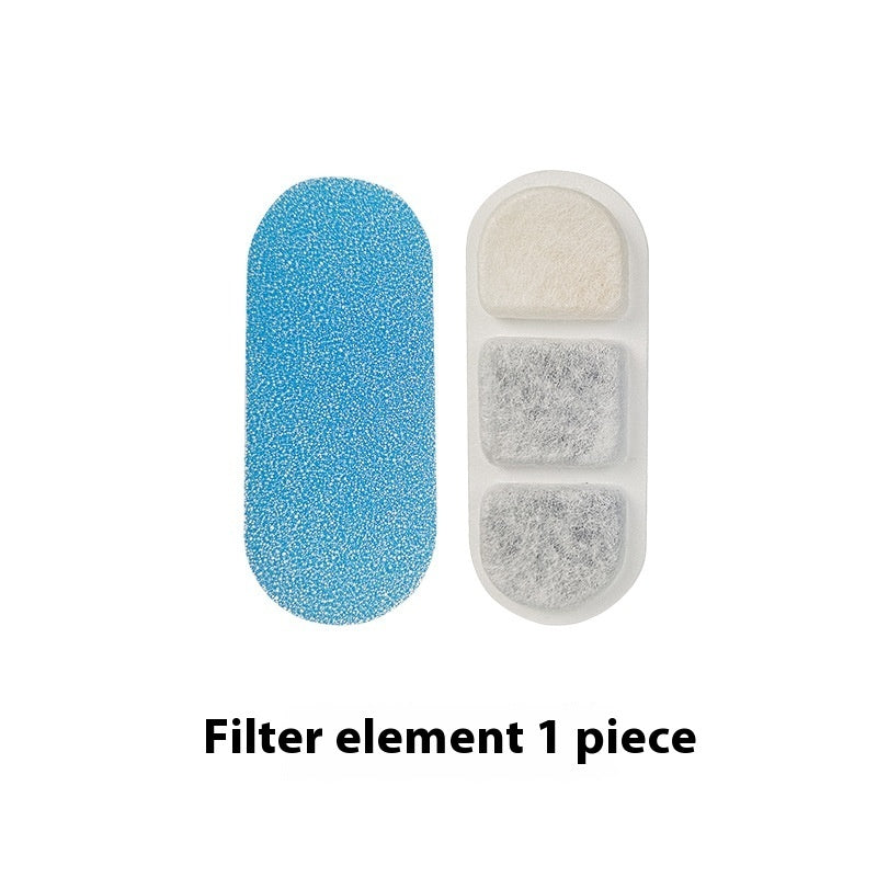HKM-6841789 Pet Water Dispenser Filter Elements - Compatible with Multiple Models, Includes Activated Carbon and Hair Cotton