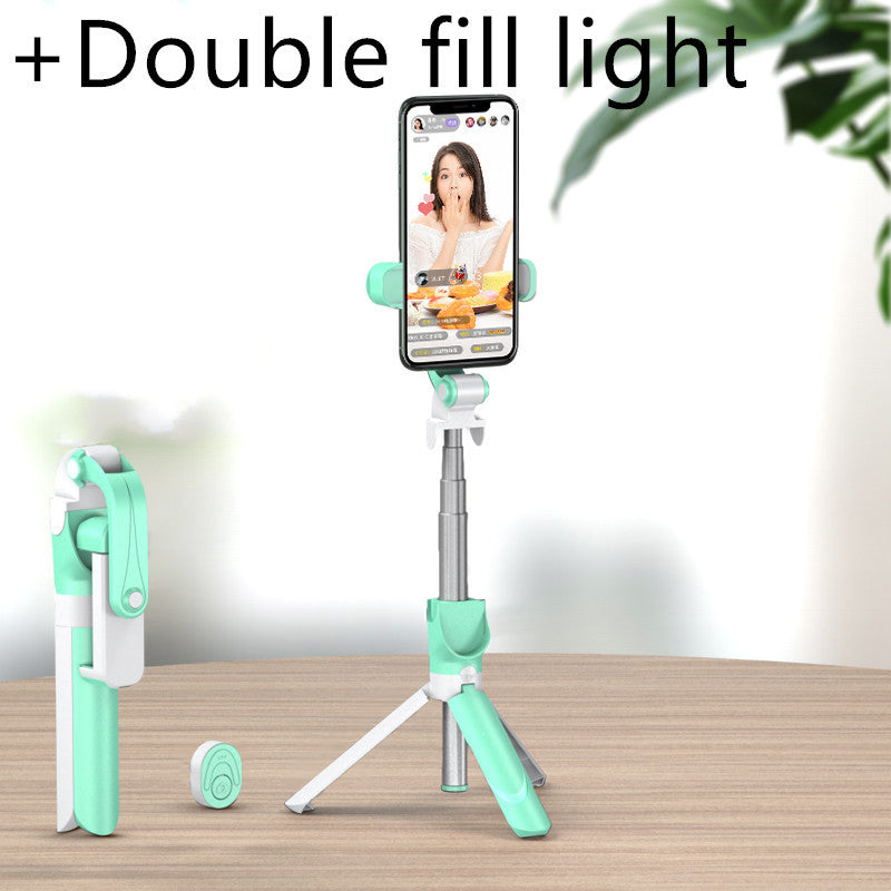 HKM-684179 Aluminum Alloy Selfie Stick for Mobile Phones with Live Support