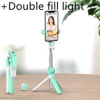 HKM-684179 Aluminum Alloy Selfie Stick for Mobile Phones with Live Support