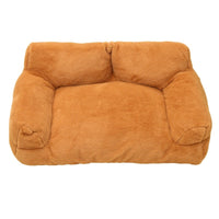 HKM-6842045 Plush Rabbit Fur Sofa Nest Pet Bed for Dogs in Various Colors and Sizes