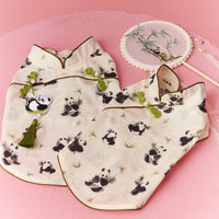 HKM-6842557 Chinese Style Teddy Schnauzer Bichon Sleeveless Vest with Pendant for Pets