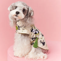 HKM-6842557 Chinese Style Teddy Schnauzer Bichon Sleeveless Vest with Pendant for Pets