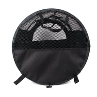 HKM-6842813 Foldable Automotive Backseat Pet Pad Tent - Medium & Soft Oxford Cloth, Black & Gray, Multi-size Options