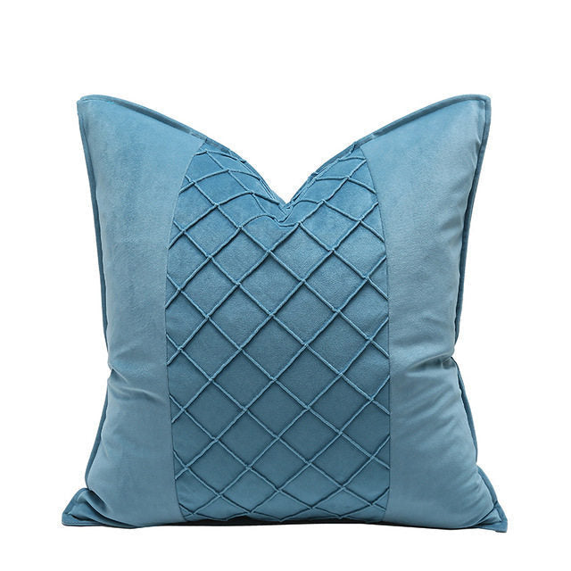 HKM-684307 Cotton Throw Pillow Cover - Comfortable 45cm x 45cm, 41cm x 41cm European Style Cushion in Various Colors