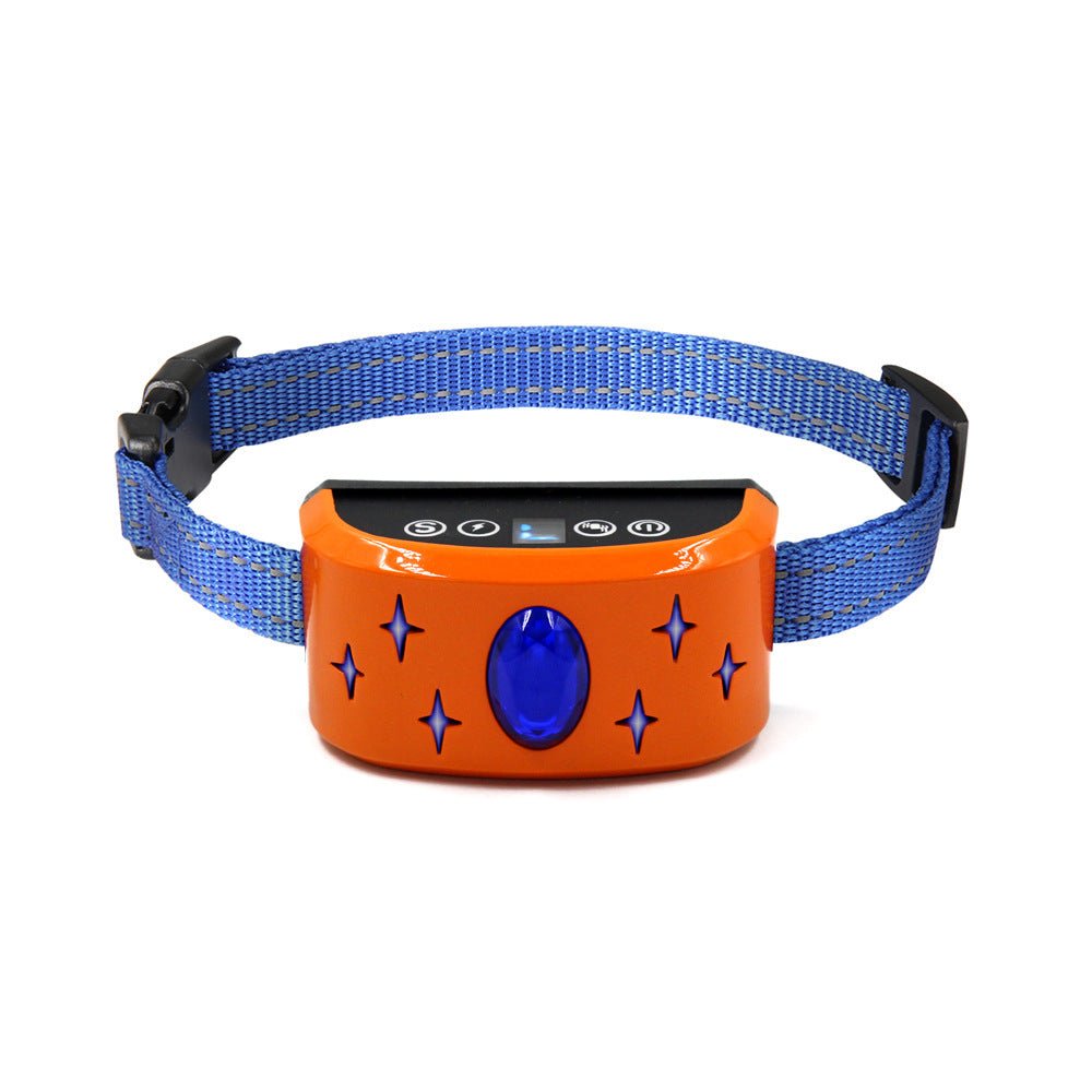 HKM-6843453 Dog Training Device with Vibration and Shock Features for Bark Control