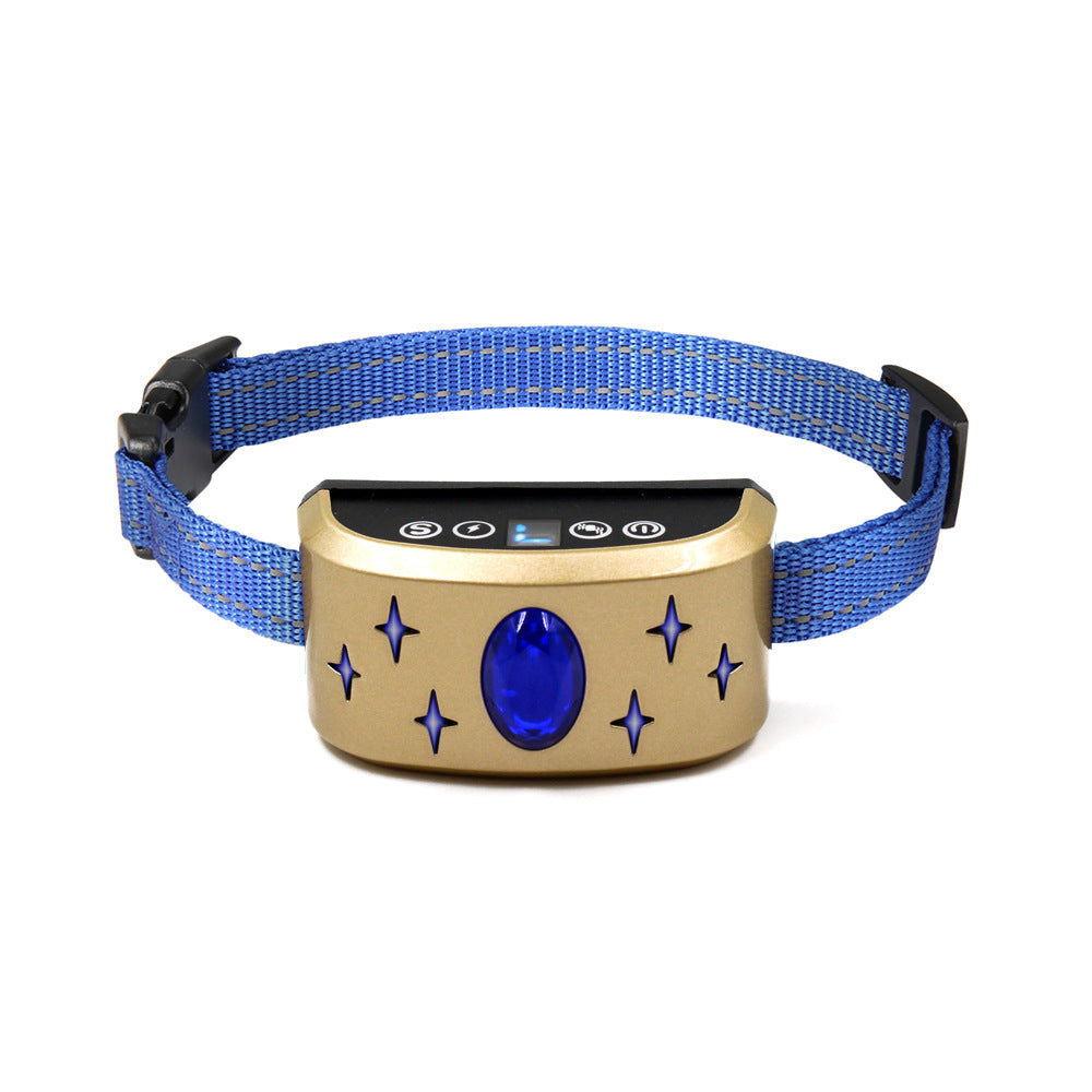 HKM-6843453 Dog Training Device with Vibration and Shock Features for Bark Control