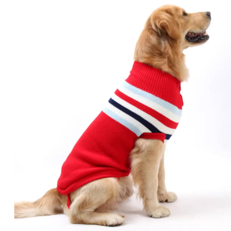 HKM-6843581 Comfortable Acrylic Dog Sweater for Medium to Large Breeds, Suitable for Golden Retrievers and Labradors