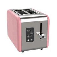 HKM-684371 Blue Portable Electric Bread Toaster for 2 Slices with Touch Screen Control and Removable Crumb Tray
