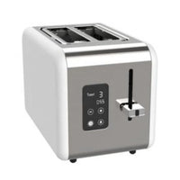 HKM-684371 Blue Portable Electric Bread Toaster for 2 Slices with Touch Screen Control and Removable Crumb Tray