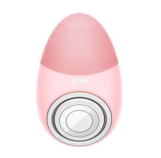 HKM-684371 Deep Cleansing Facial Brush with Heating & Red Light Therapy, 7 Modes, Waterproof Silicone Design