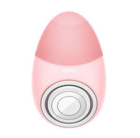 HKM-684371 Deep Cleansing Facial Brush with Heating & Red Light Therapy, 7 Modes, Waterproof Silicone Design