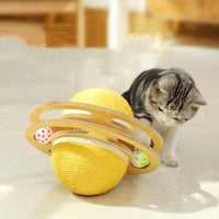 HKM-6843965 Durable Sisal Hemp Cat Scratch Board with Turntable Design