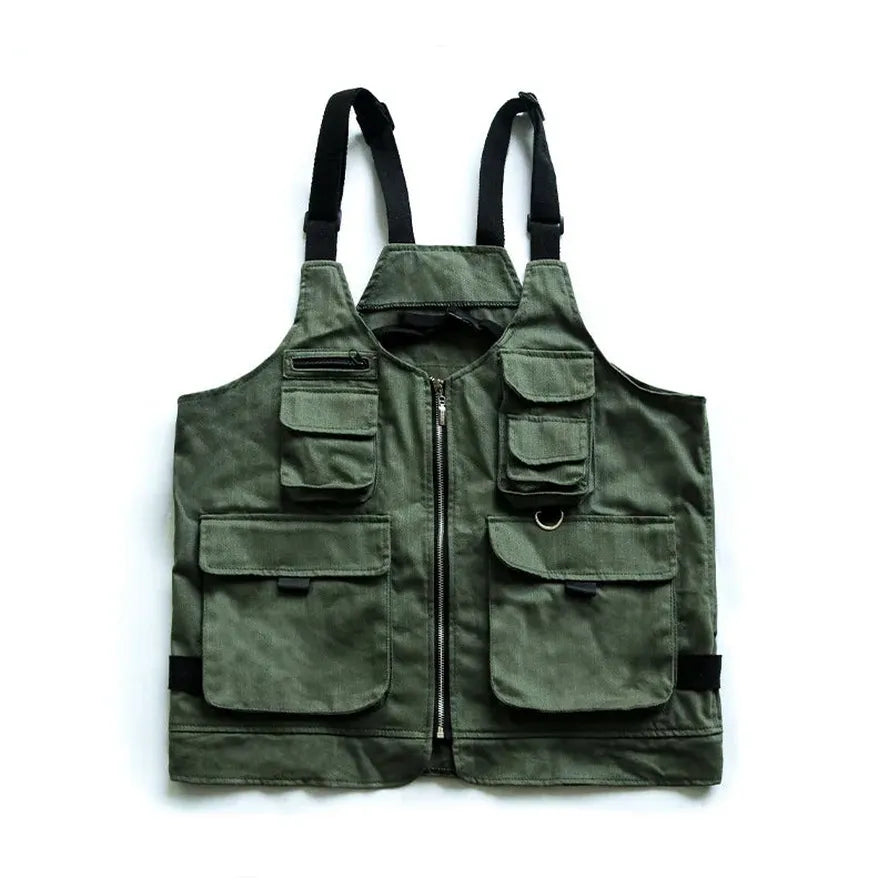 HKM-684499 Multifunctional Outdoor Apron Vest for Camping, Fishing, Gardening, and More