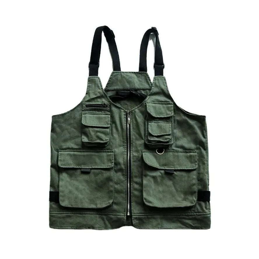 HKM-684499 Multifunctional Outdoor Apron Vest for Camping, Fishing, Gardening, and More