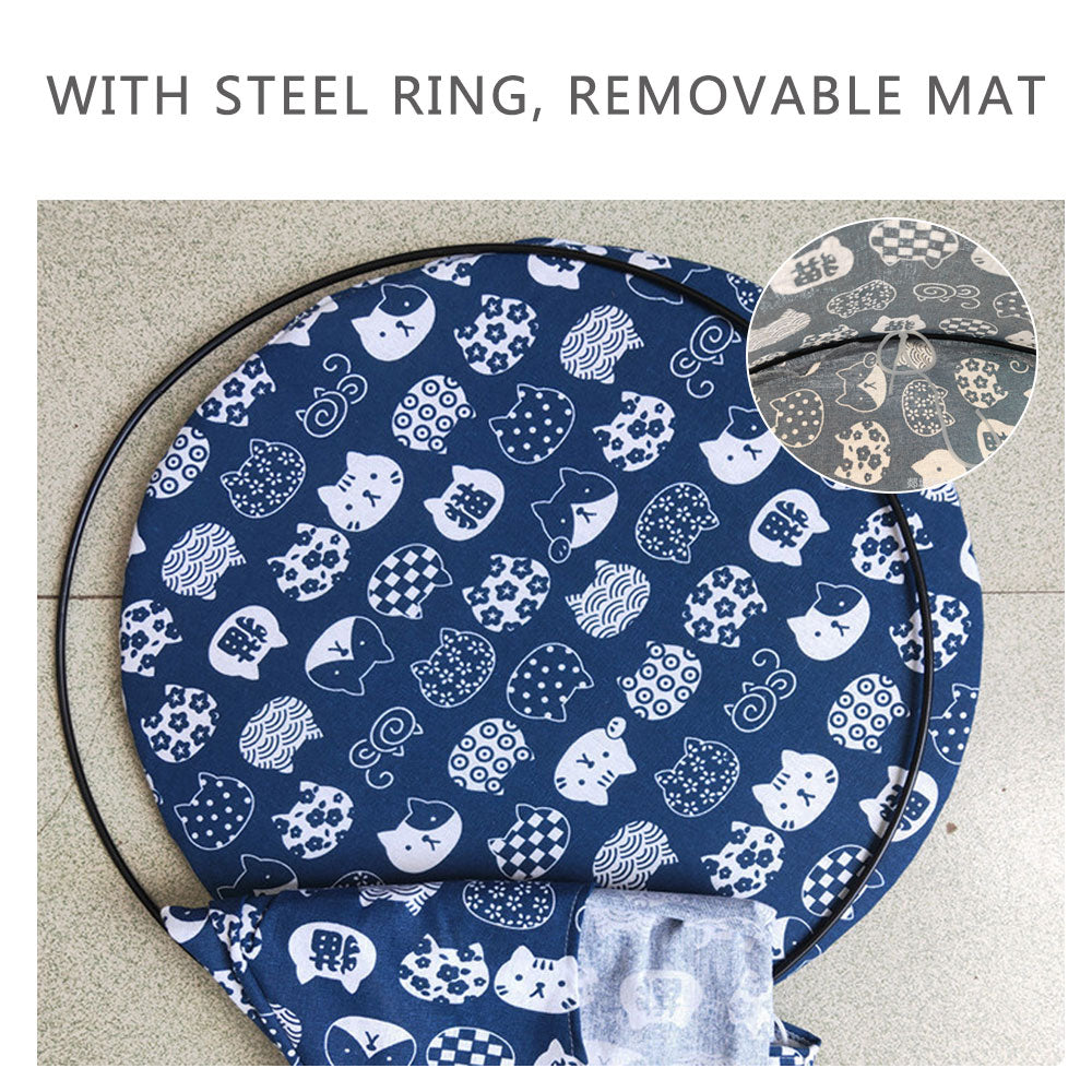 HKM-6845373 Cotton Cat Bed Nest with Hanging Design – Available in Various Cute Patterns and Sizes