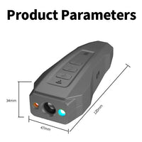 HKM-6847037 Rechargeable Dog Bark Prevention Ultrasound Stopper - Plastic, Black/Orange or Dark Gray