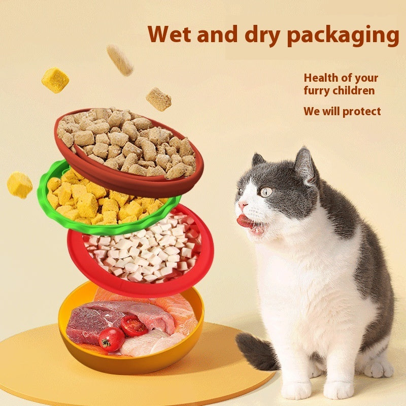 HKM-6847549 Multi-Color 5-in-1 Dog Bowl for Slow Feeding with Anti-Choke Design and Non-Slip Base