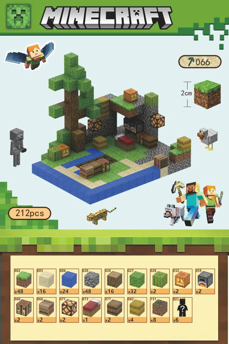 HKM-684755 Magnetic Building Block Cube Set for Kids - DIY Educational Sensory Game with Over 500 Accessories