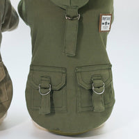 HKM-6847933 Military-Inspired Cotton Coat for Pets