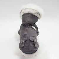HKM-6847933 Military-Inspired Cotton Coat for Pets