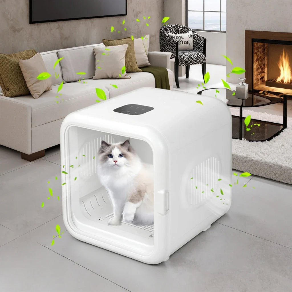 HKM-684883 Smart Pet Hair Dryer Box with Eco-Friendly Design and Constant Temperature for Small Dogs and Cats