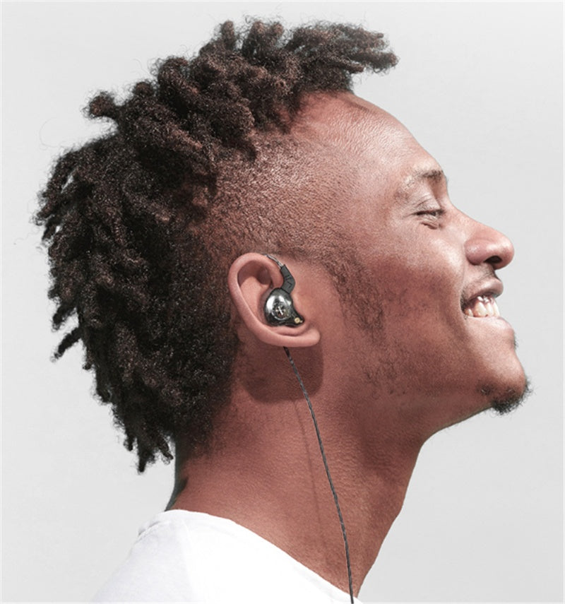 HKM-684947 X2 In-Ear Wired Headphones with Microphone and Subwoofer for Mobile Devices