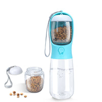 HKM-6849597 Portable Pet Water Cup with Detachable Design for Dogs and Cats, 550ML Capacity, Milk White, Cherry Blossom, Turquoise