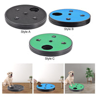 HKM-6851005 Rotatable Dog Nail File Board with Slow Feeder and Suction Cup for Nail Grinding and Treat Dispensing