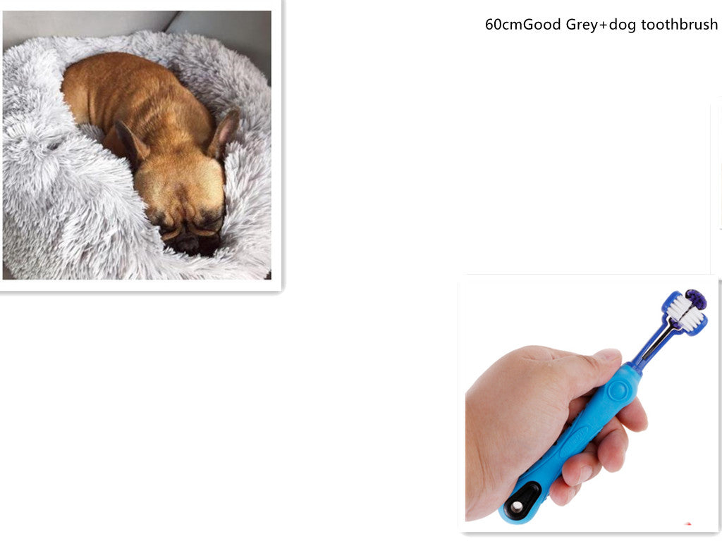 HKM-6851389 Pet Dental Care Plush Toothbrush for Dogs and Cats - Cleaning Supplies for Bad Breath and Tartar Removal