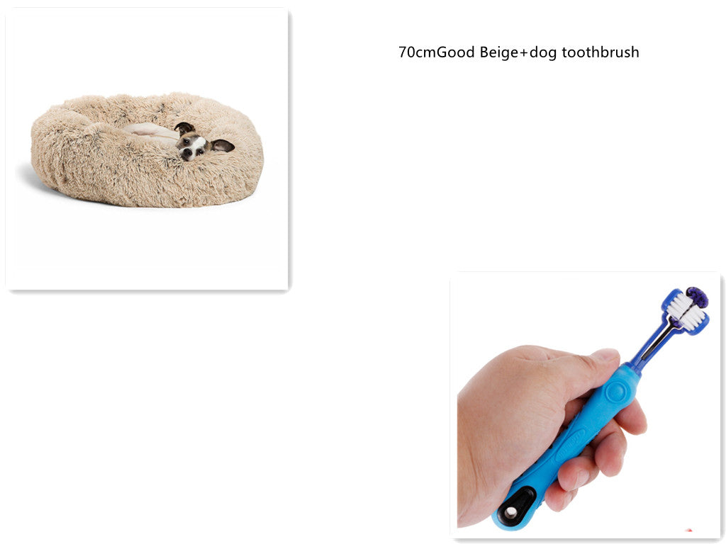 HKM-6851389 Pet Dental Care Plush Toothbrush for Dogs and Cats - Cleaning Supplies for Bad Breath and Tartar Removal