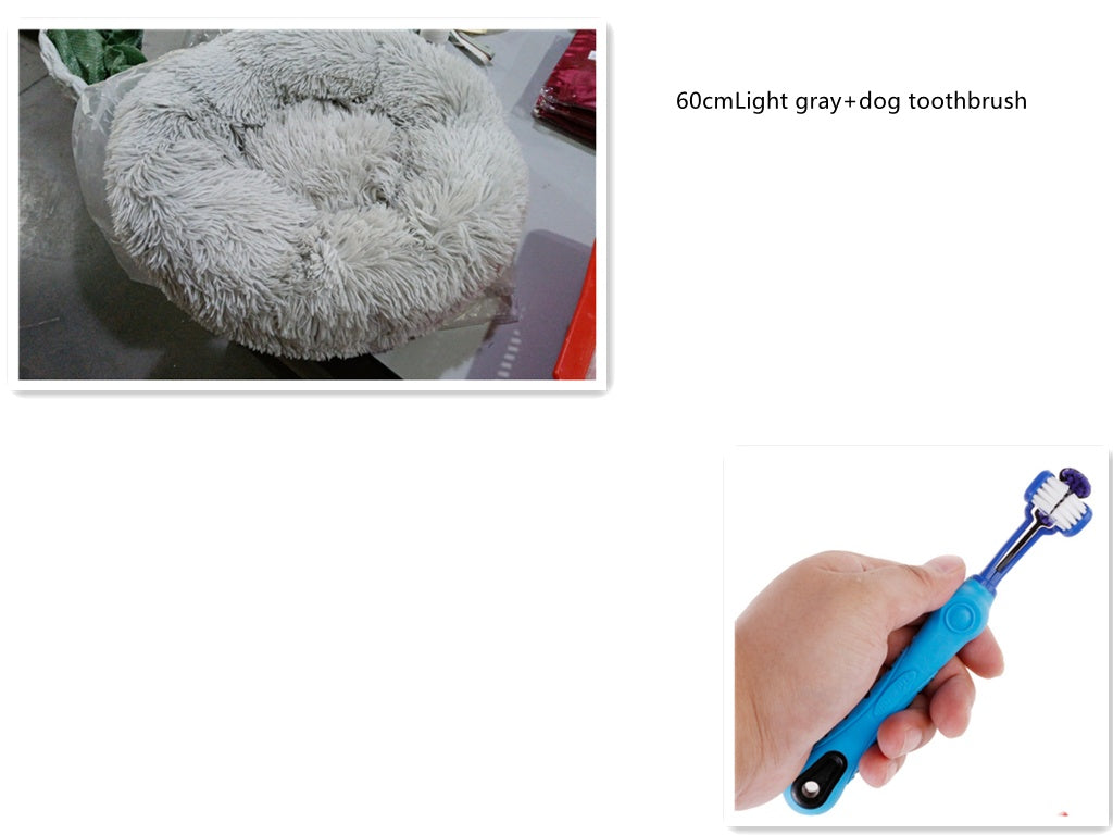 HKM-6851389 Pet Dental Care Plush Toothbrush for Dogs and Cats - Cleaning Supplies for Bad Breath and Tartar Removal