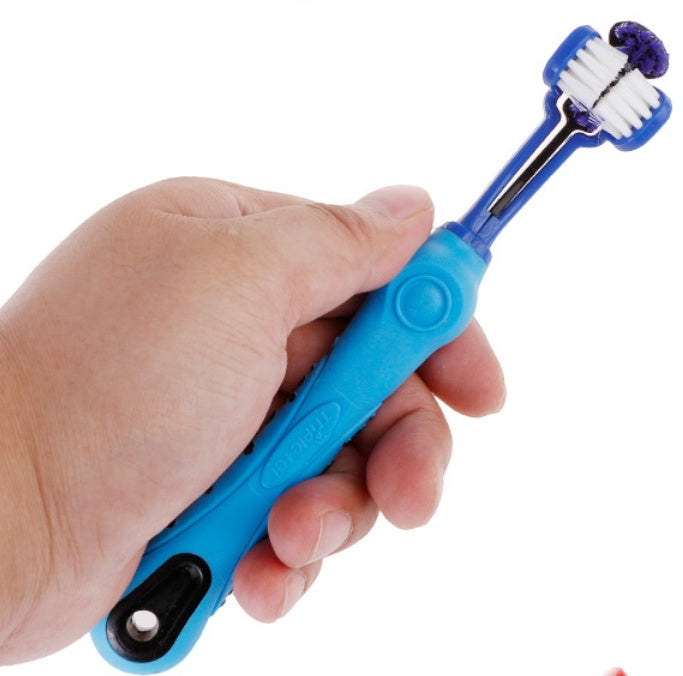 HKM-6851389 Pet Dental Care Plush Toothbrush for Dogs and Cats - Cleaning Supplies for Bad Breath and Tartar Removal