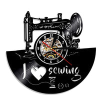 HKM-685139 Vinyl Record Wall Clock – Retro Home Decor for Music Lovers
