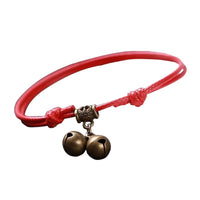 HKM-6851517 Casual Nylon Dog Collar with Brass Bell in Multiple Color Options