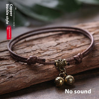 HKM-6851517 Casual Nylon Dog Collar with Brass Bell in Multiple Color Options