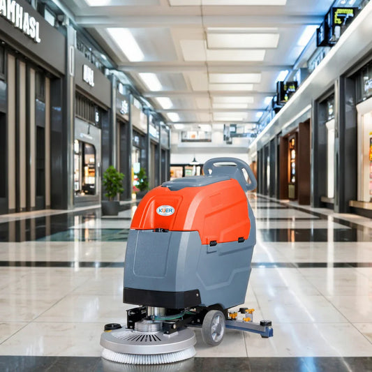 HKM-685203 KR-A65 Electric Floor Scrubber for Tile Cleaning - Made in USA, Durable Plastic Construction