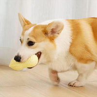 HKM-6852157 Peanut-Shaped Dog Chew Toy for Teeth Cleaning and Interactive Play