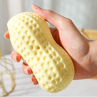HKM-6852157 Peanut-Shaped Dog Chew Toy for Teeth Cleaning and Interactive Play