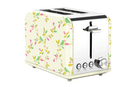 HKM-685523 Stainless Steel Wide Slot 2-Slice Electric Bread Toaster with Even Toasting and Adjustable Settings