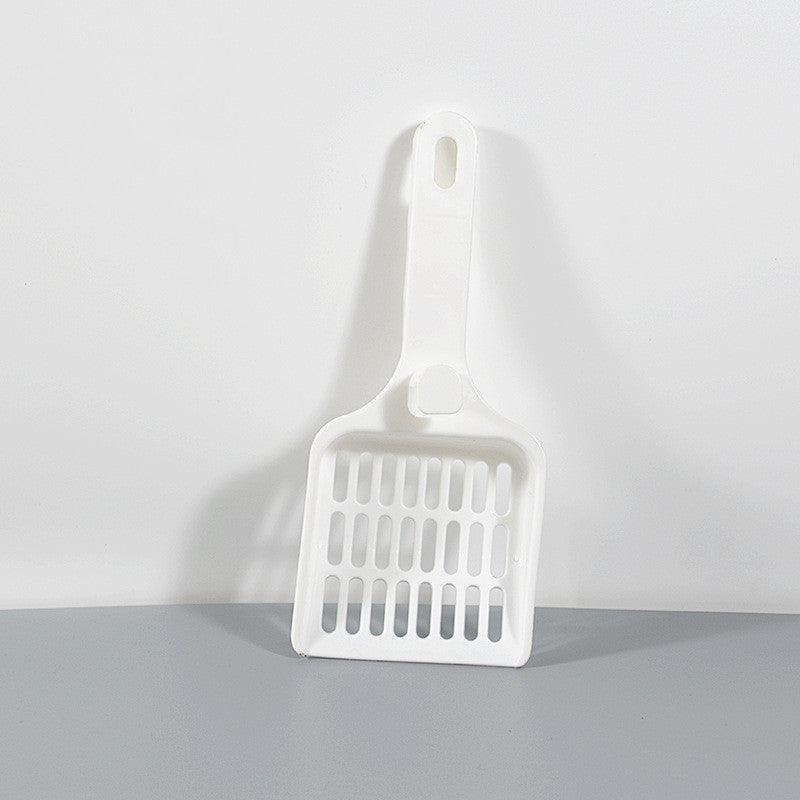 HKM-6860861 Cat Litter Scoop, Durable ABS Plastic, 22.5x9.6x2.4CM, Available in White, Pink, Green, and Blue