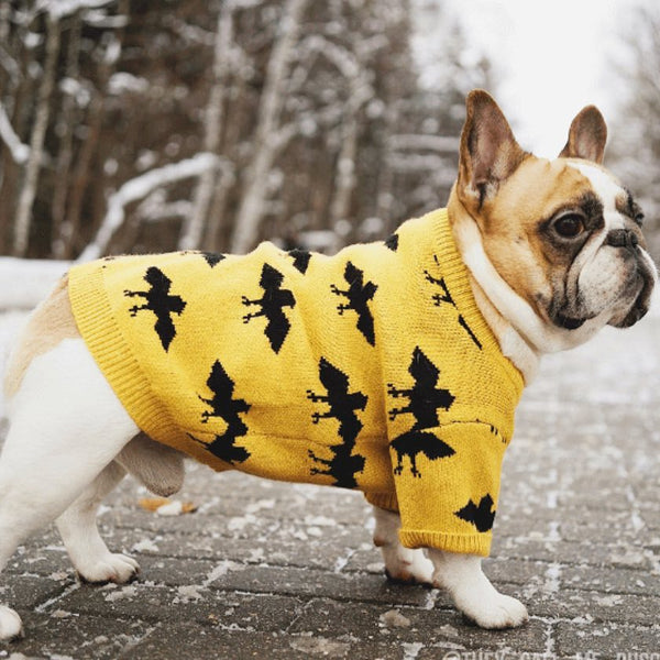 HKM-6863037 Warm Core-Spun Wool Pet Sweater for All Genders