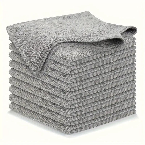 HKM-686355 Microfiber Absorbent Cloth for Kitchen, Dishwashing, and Car Cleaning - Solid Color Options in Multiple Sizes