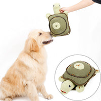 HKM-6864701 Interactive Dog Tortoise Plush Toy for Sniffing, Food Leaking, and Training Development