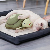 HKM-6864701 Interactive Dog Tortoise Plush Toy for Sniffing, Food Leaking, and Training Development