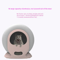 HKM-6865085 Smart Automatic Cat Litter Box with Deodorizing Feature - 9L Capacity, ABS Plastic, 18W Power