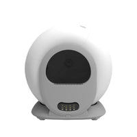 HKM-6865085 Smart Automatic Cat Litter Box with Deodorizing Feature - 9L Capacity, ABS Plastic, 18W Power